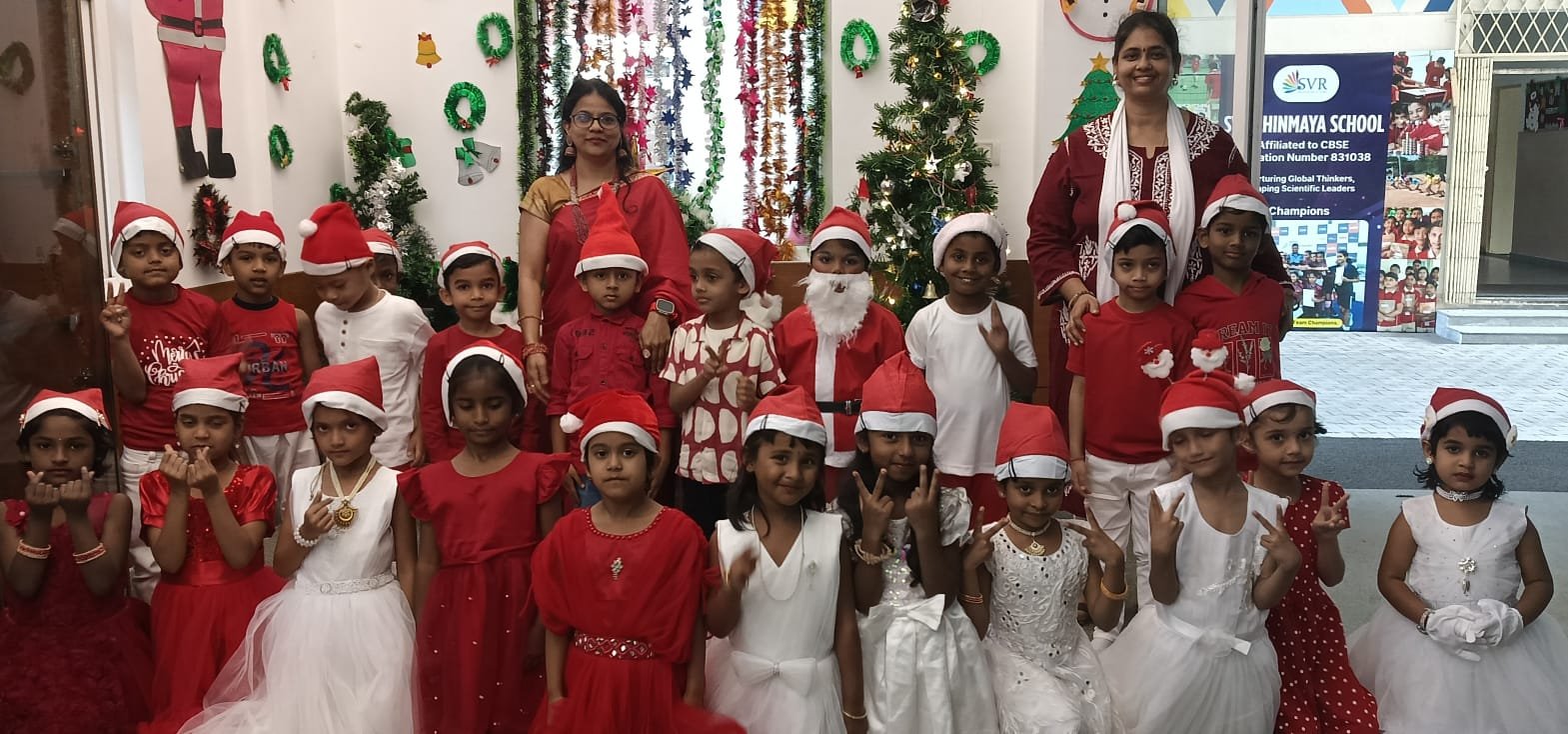 Students celebrating Christmas - image 4
