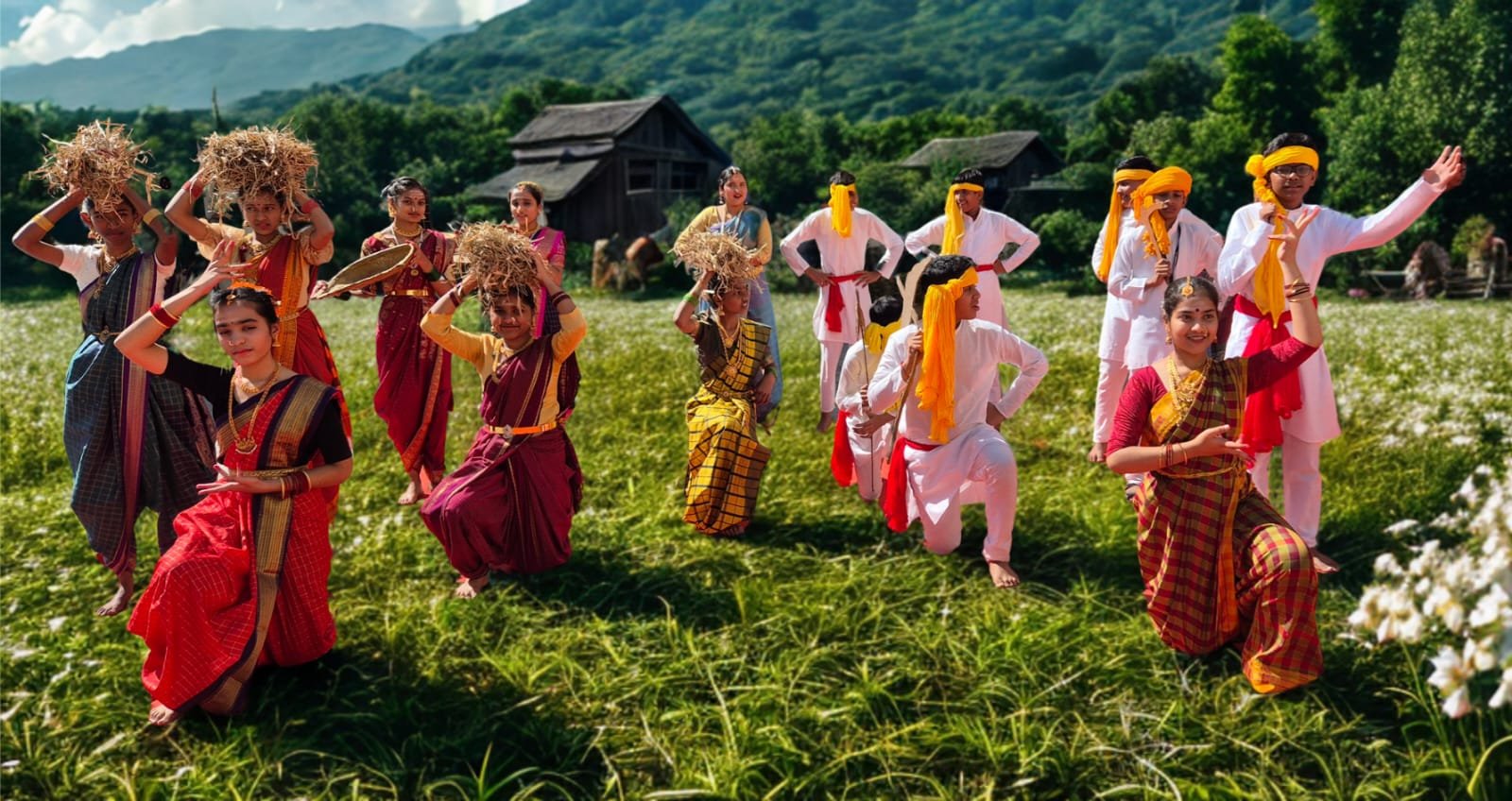 Students celebrating Karnataka Rajyotsava - image 7