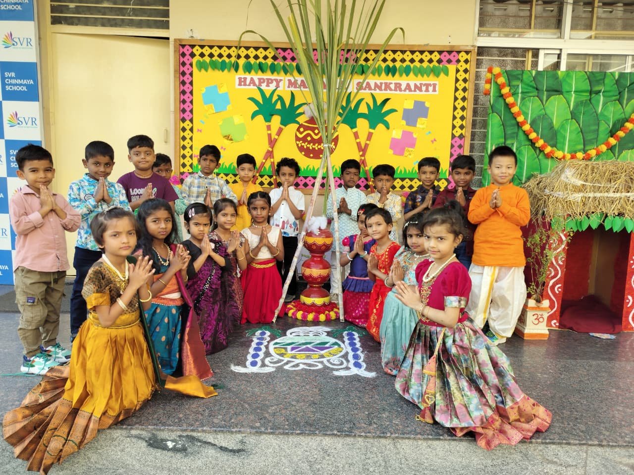 Students celebrating Makar Sankranti - image 1