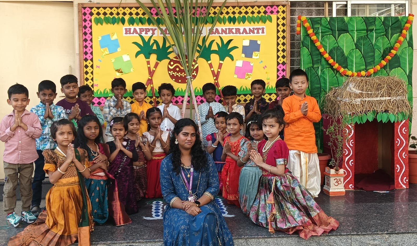 Students celebrating Makar Sankranti - image 4