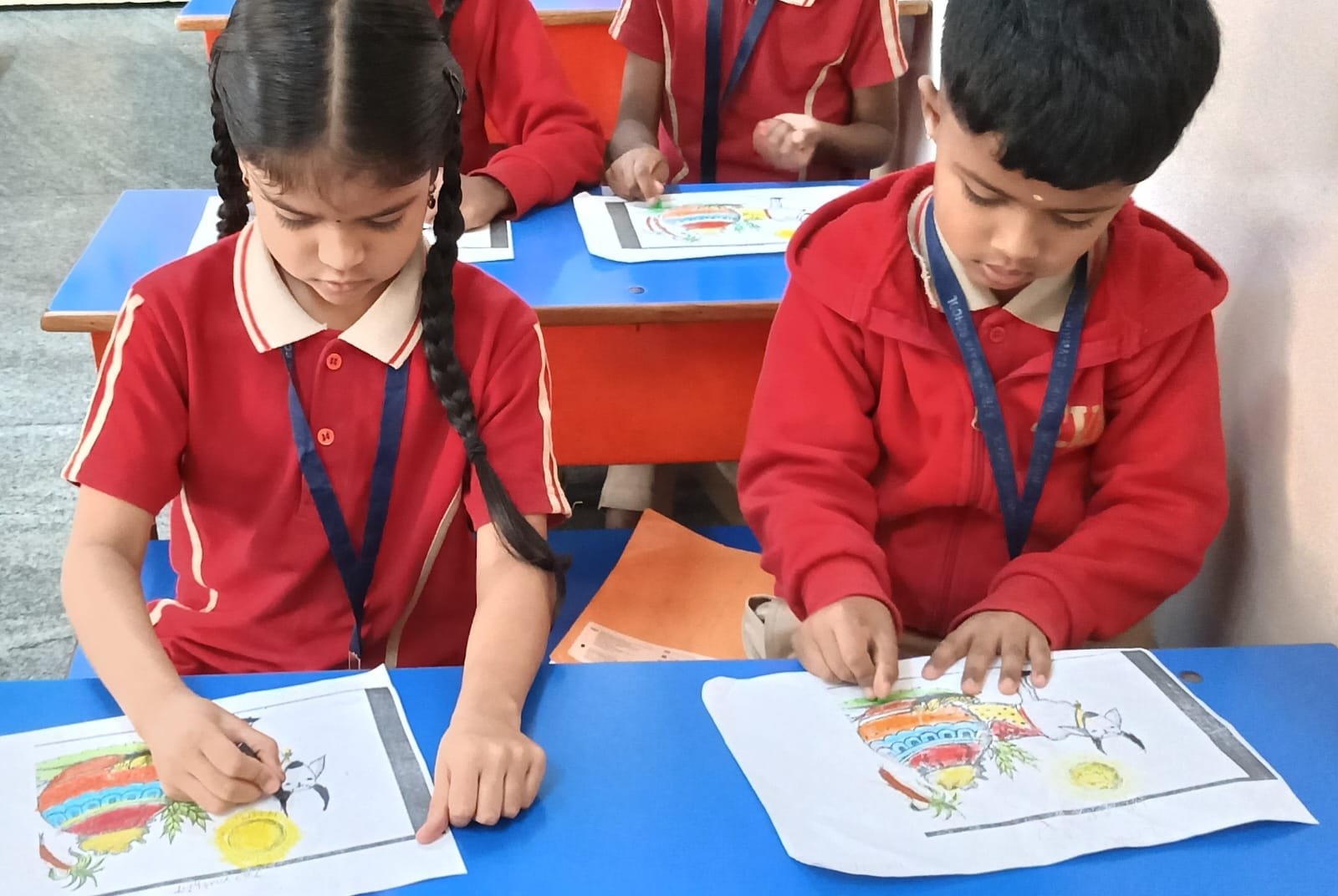 Students celebrating Makar Sankranti - image 3