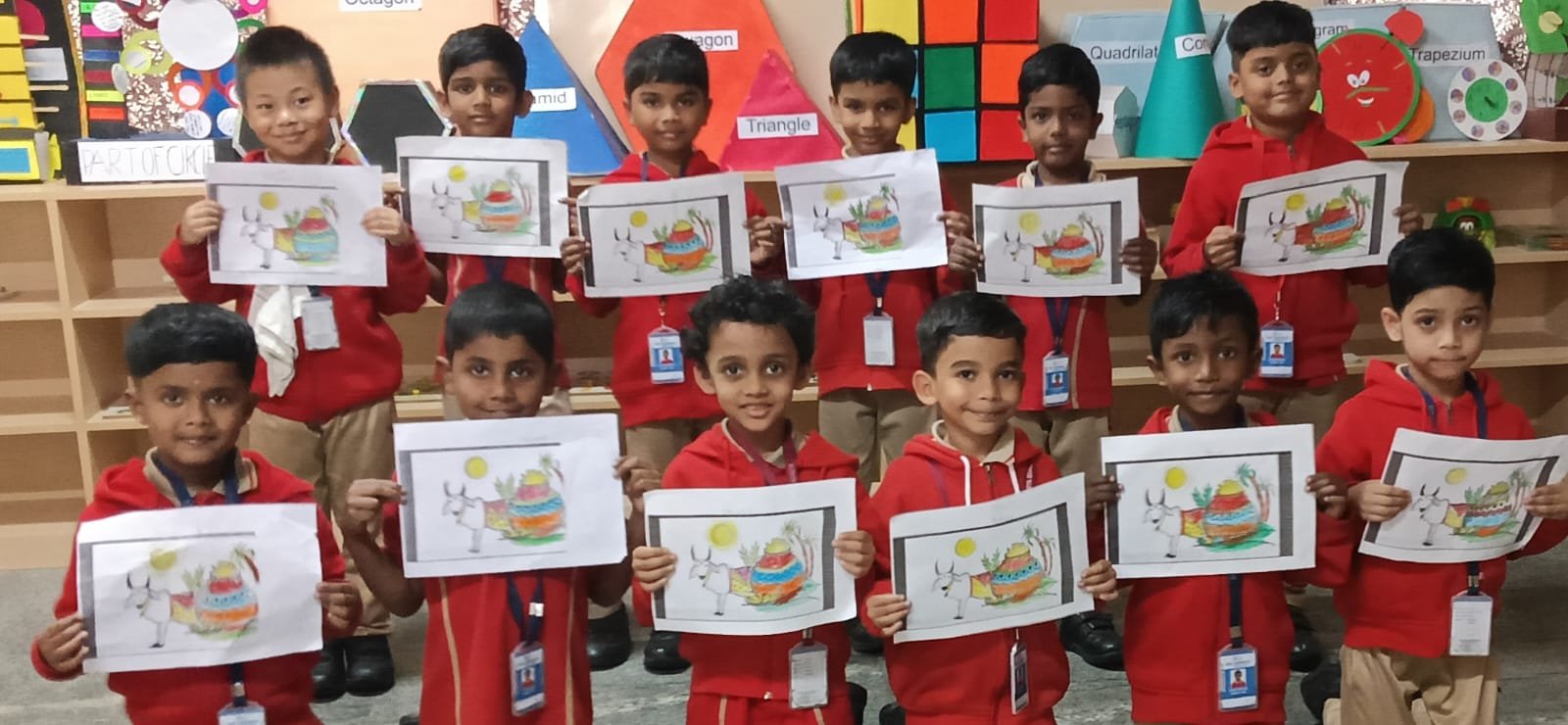 Students celebrating Makar Sankranti - image 4