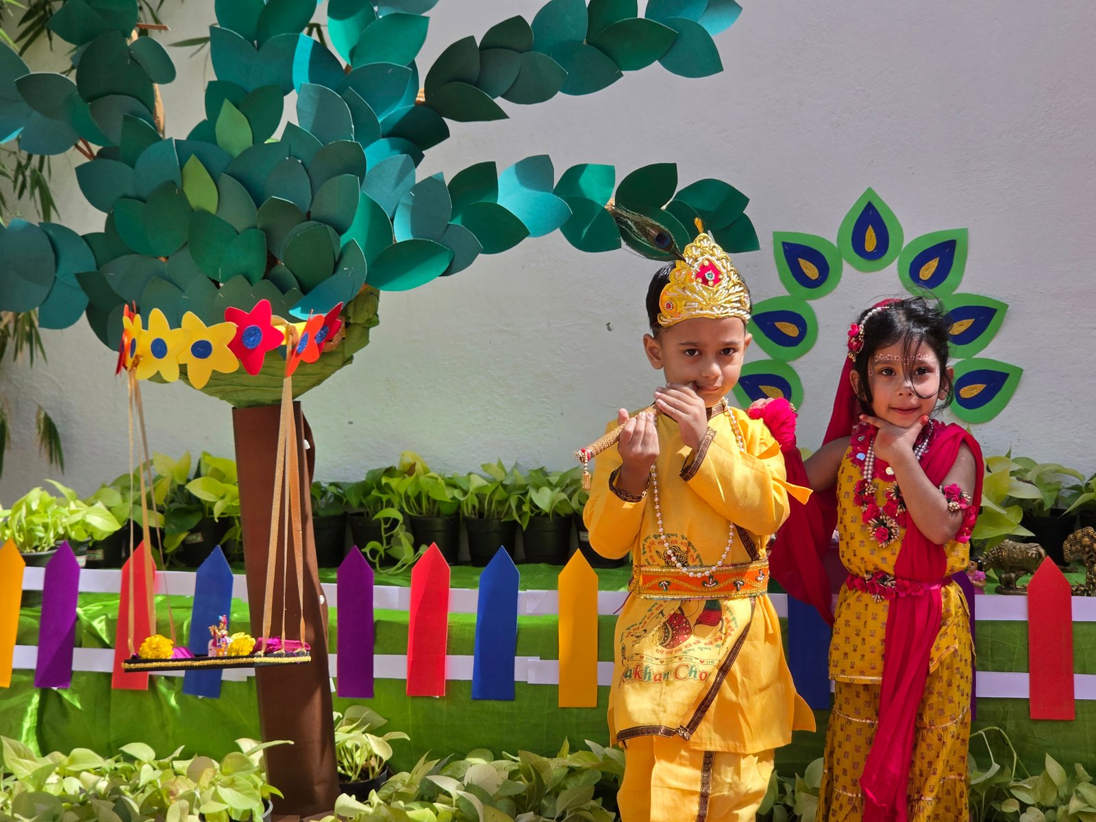 Krishna Janmashtami celebration at school