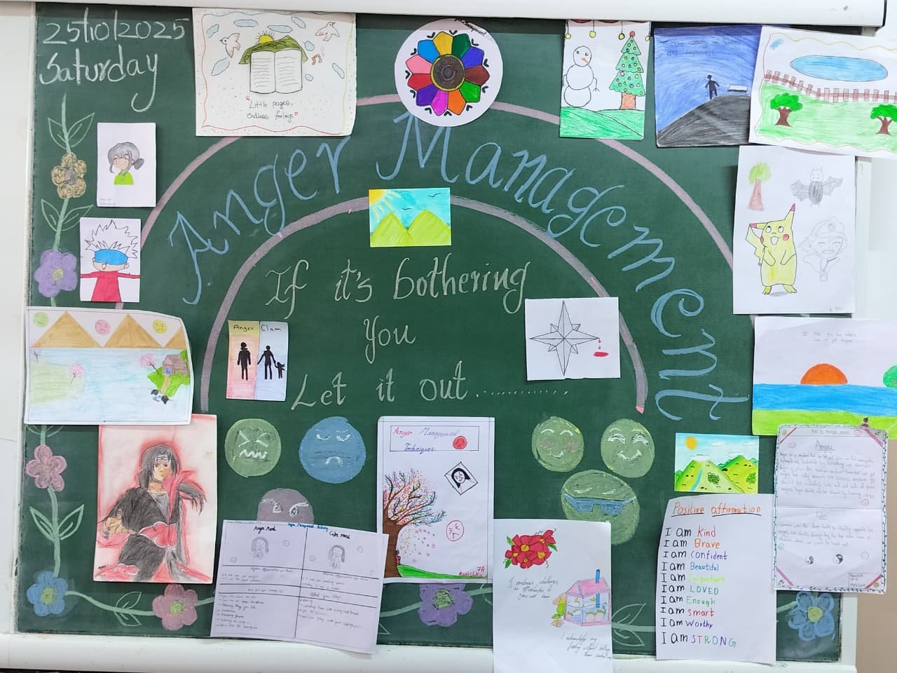 UKG and LKG students enjoying Story Corner session